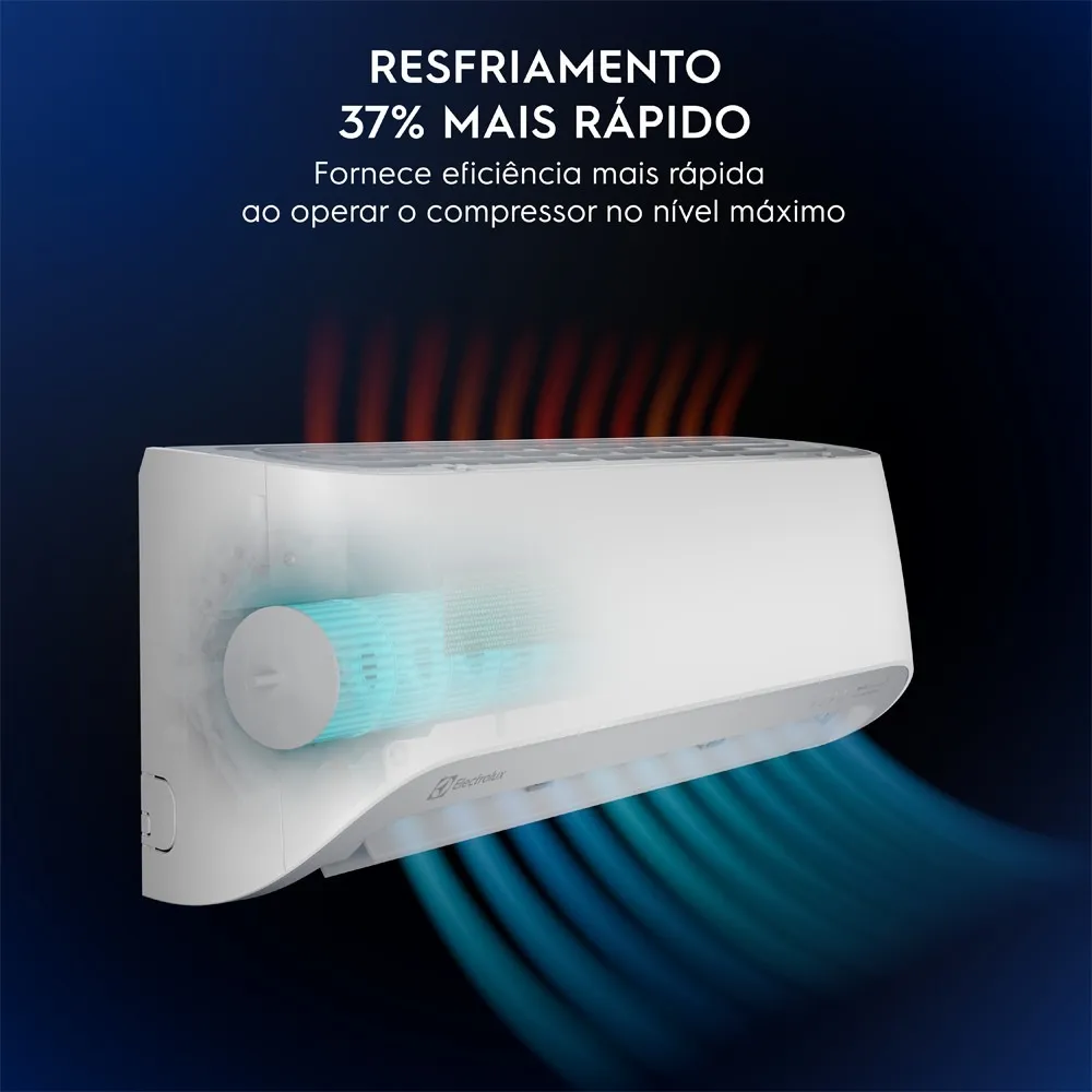 Ar-Condicionado Split Electrolux 9.000 BTUs Color Adapt Quente/Frio com Wi-fi (YI09R/YE09R)