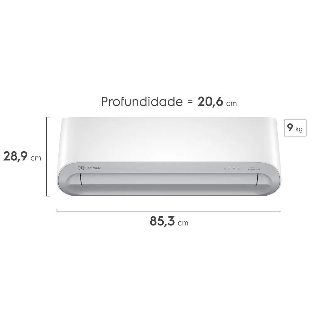 Ar-Condicionado Split Electrolux 9.000 BTUs Color Adapt Frio (UI09F/UE09F)