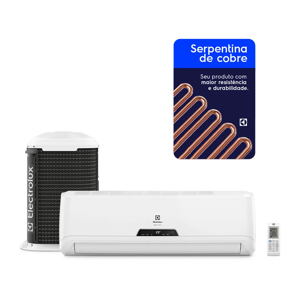 Ar-Condicionado Split Electrolux 22.000 BTUs Ecoturbo Frio com Função Auto Limpeza (VI22R/VE22R)