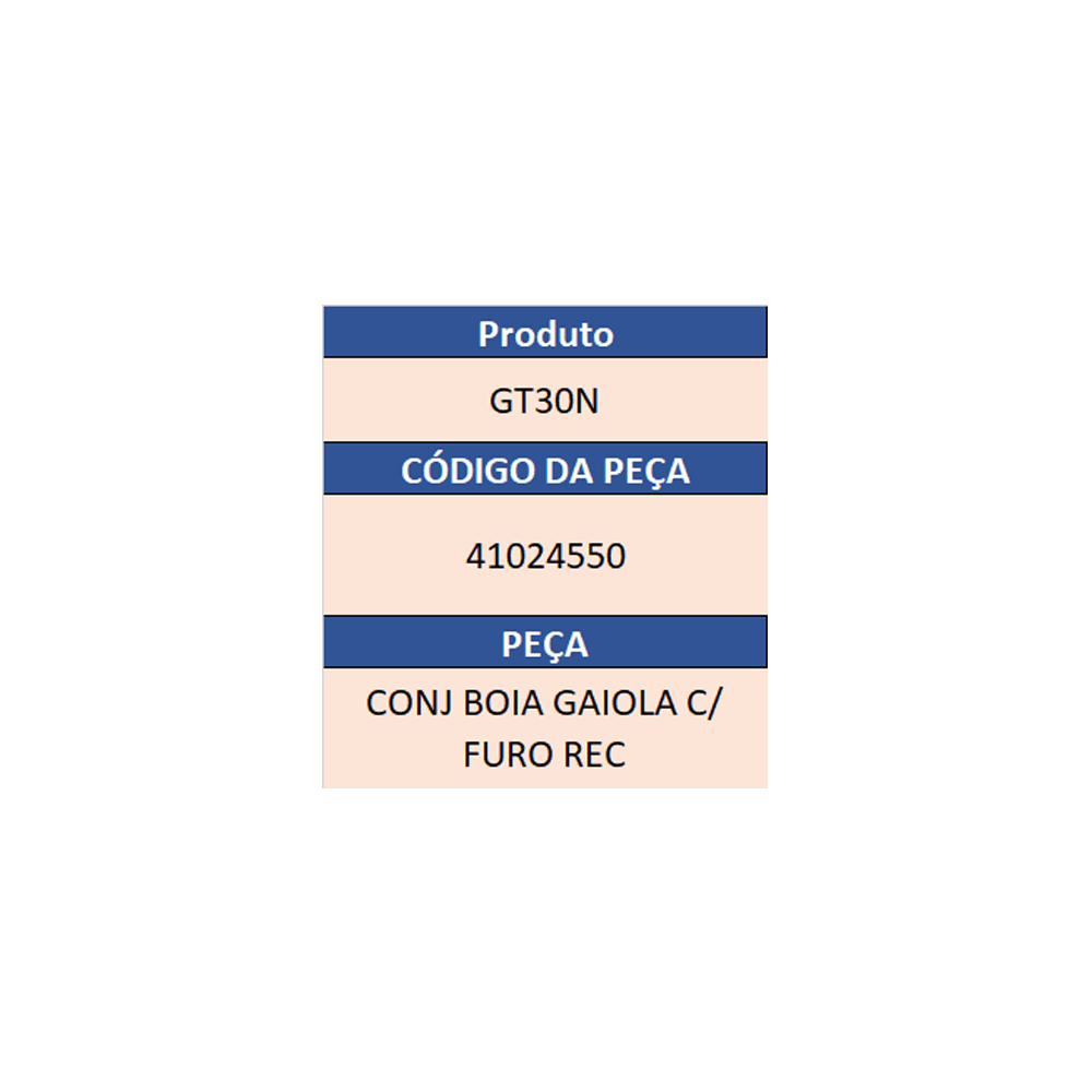 Conj Boia Gaiola C/ Furo Rec
