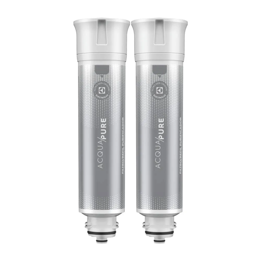 Kit 2 Filtros/Refis Originais de Água Acqua Pure para Purificador Electrolux PE12A/PE12B/PE12G/PE12V/PE12P