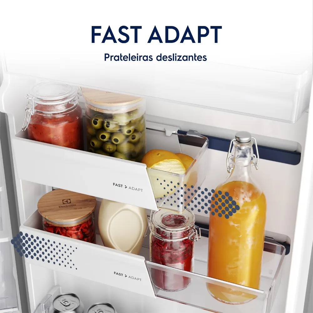 Geladeira Electrolux Frost Free Inverter 390L Efficient AutoSense Duplex Black Inox Look (IF43B)