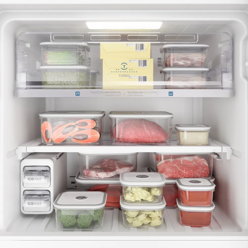 Geladeira Electrolux Frost Free Inverter 431L Efficient Duplex Branco (IF55)