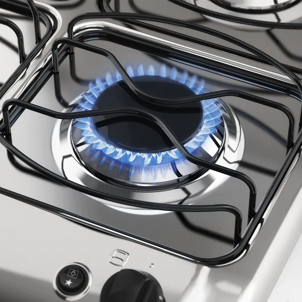 Fogão 4 Bocas Electrolux Branco com Vidro Interno Removível (52LBS)