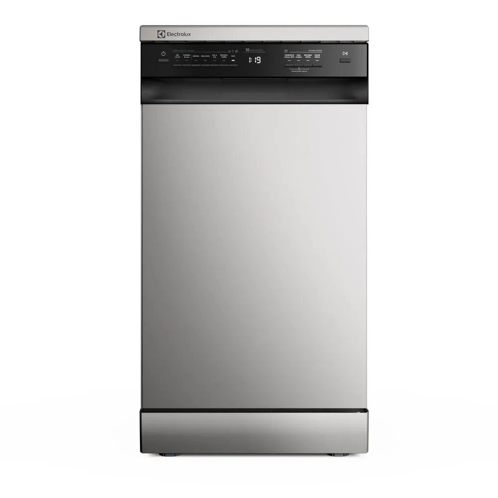 Lava-Louça Electrolux 10 Serviços Inox com Programa Lava & Seca 50 min (LS10E)