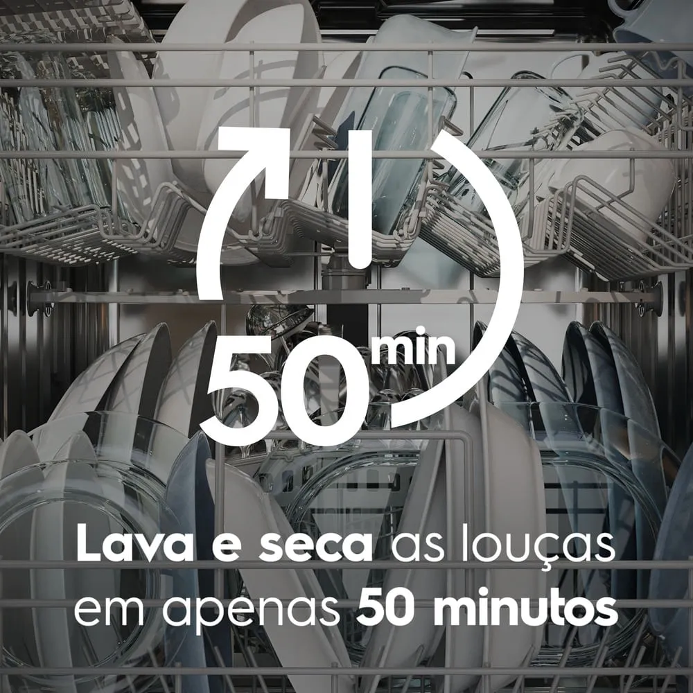 Lava-Louça Electrolux 10 Serviços Inox com Programa Lava & Seca 50 min (LS10E)