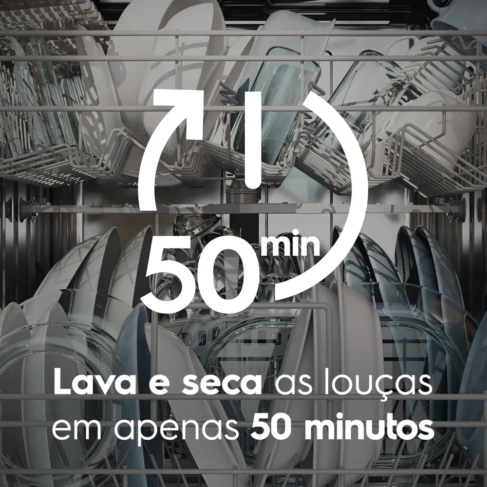 Lava-Louça Electrolux 10 Serviços Preta com Programa Lava e Seca 50 min (LP10E)