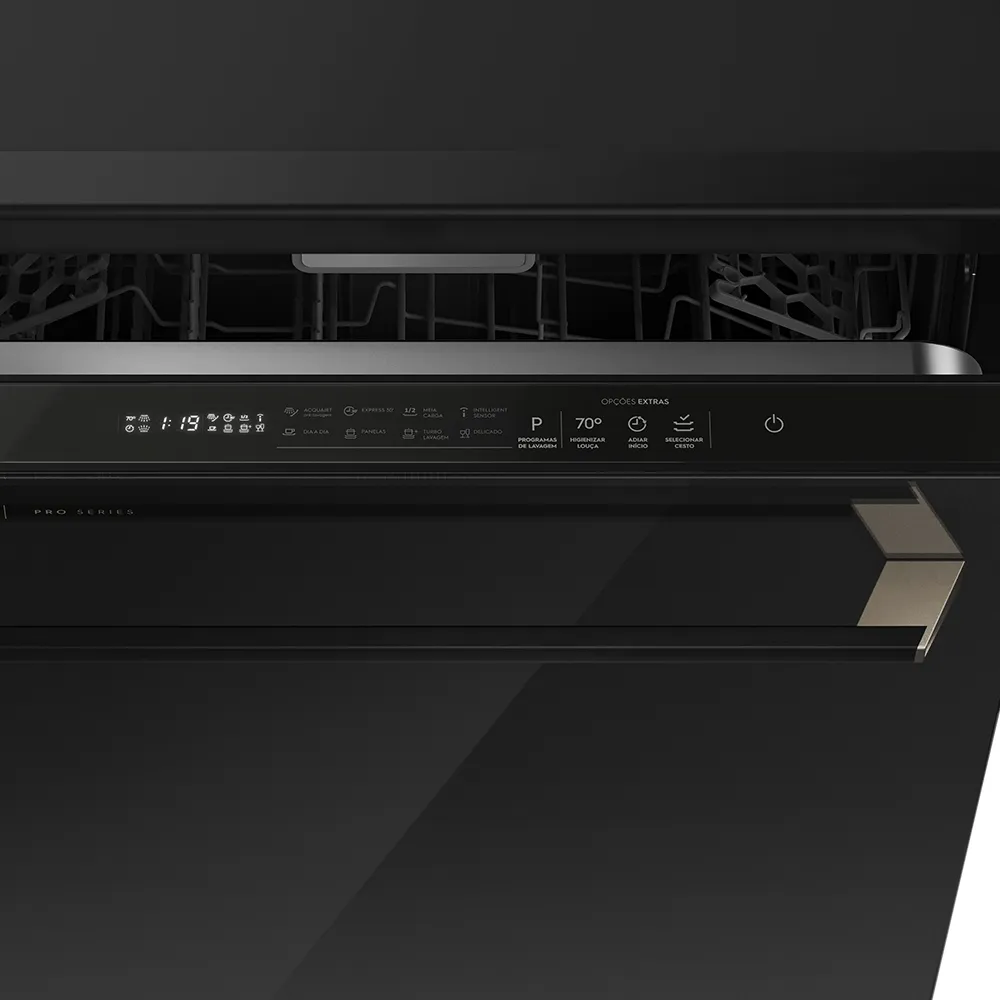 Lava-Louças Electrolux 14 Serviços Preta Pro Series com Função Higienizar (LP14V)