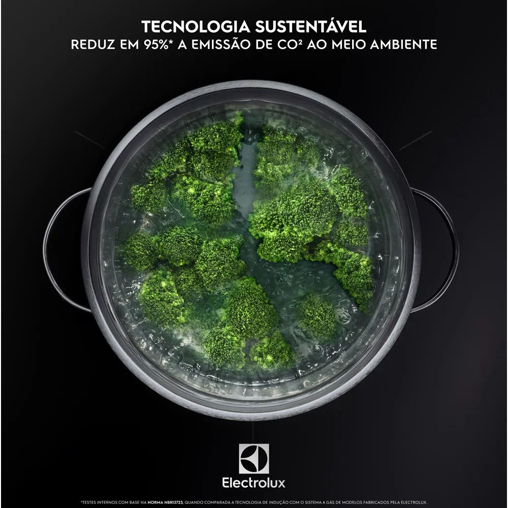 Cooktop 4 Bocas de Indução Electrolux Expert com Flexi Cook e Timer (IE8FB)