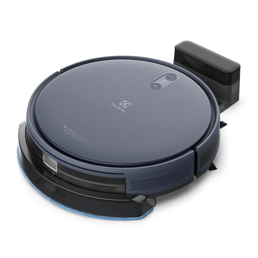 Robô Aspirador Electrolux 4 em 1 Wi-Fi Experience até 2h Azul (ERB44)