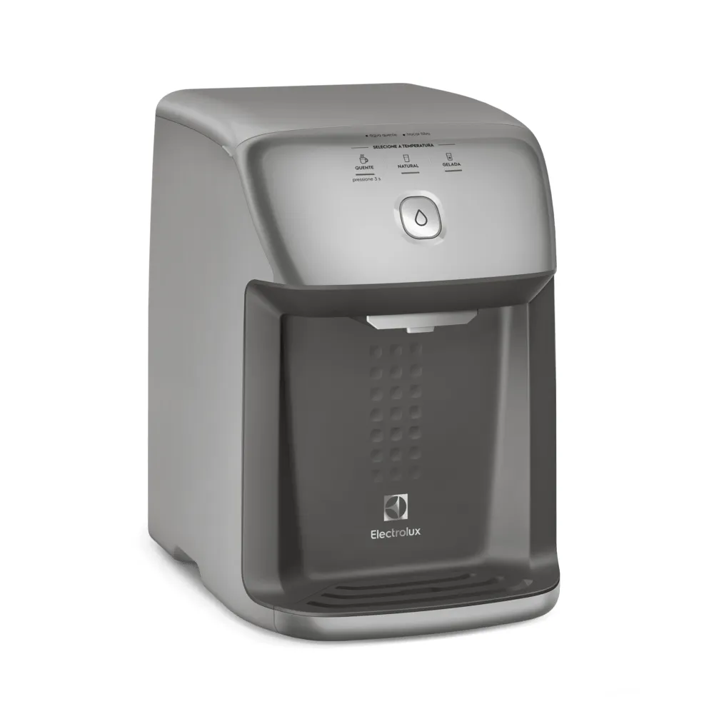 Purificador Electrolux com Compressor, Água Quente e Painel Digital Cinza (PH41X)