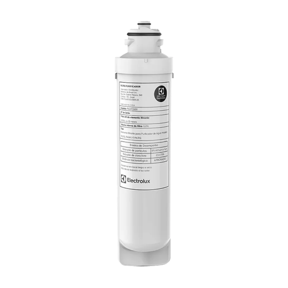 Kit Filtro/Refil Original para Purificador de Água Electrolux PA21G / PA26G / PA31G (6 unidades)